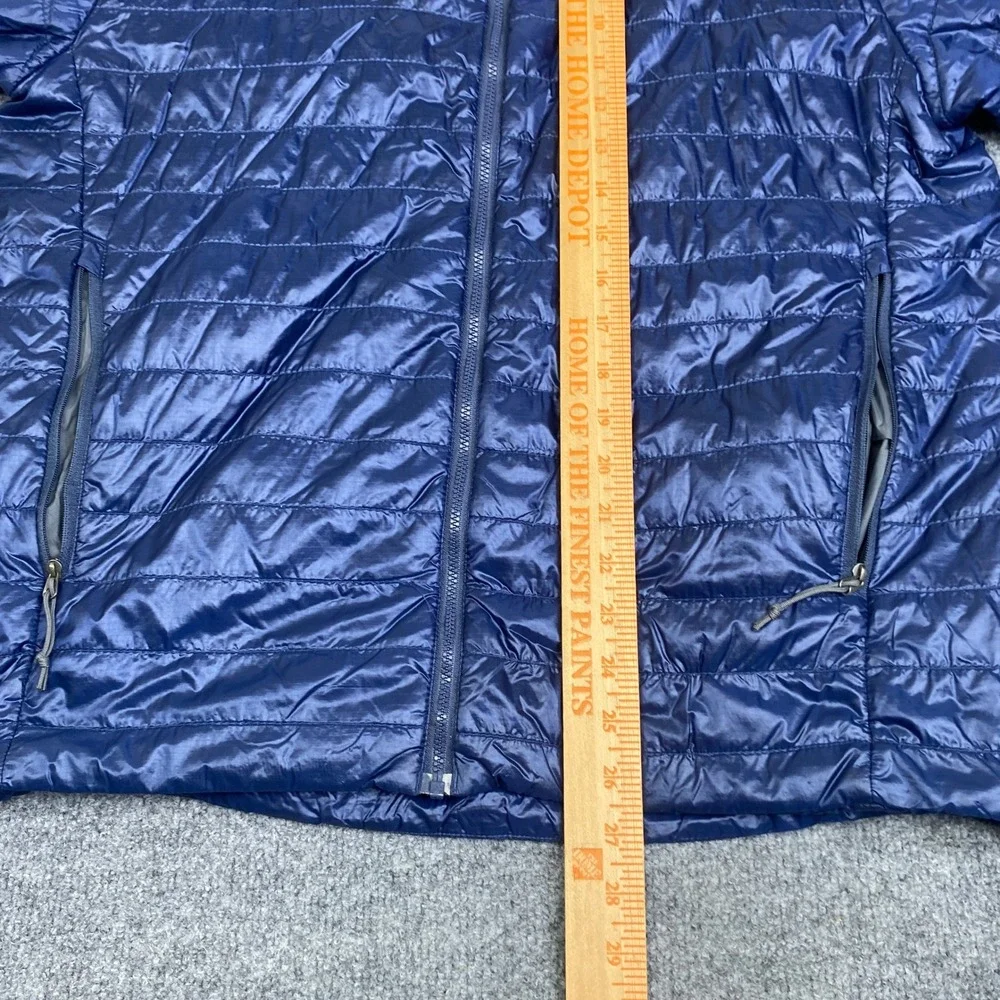The North Face Mens Thermoball FlashDry Puffer Jacket Navy Blue Size Medium